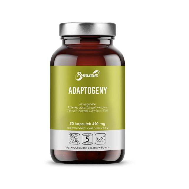 PANASEUS Adaptogenen (50 capsules) - Viking Supplements