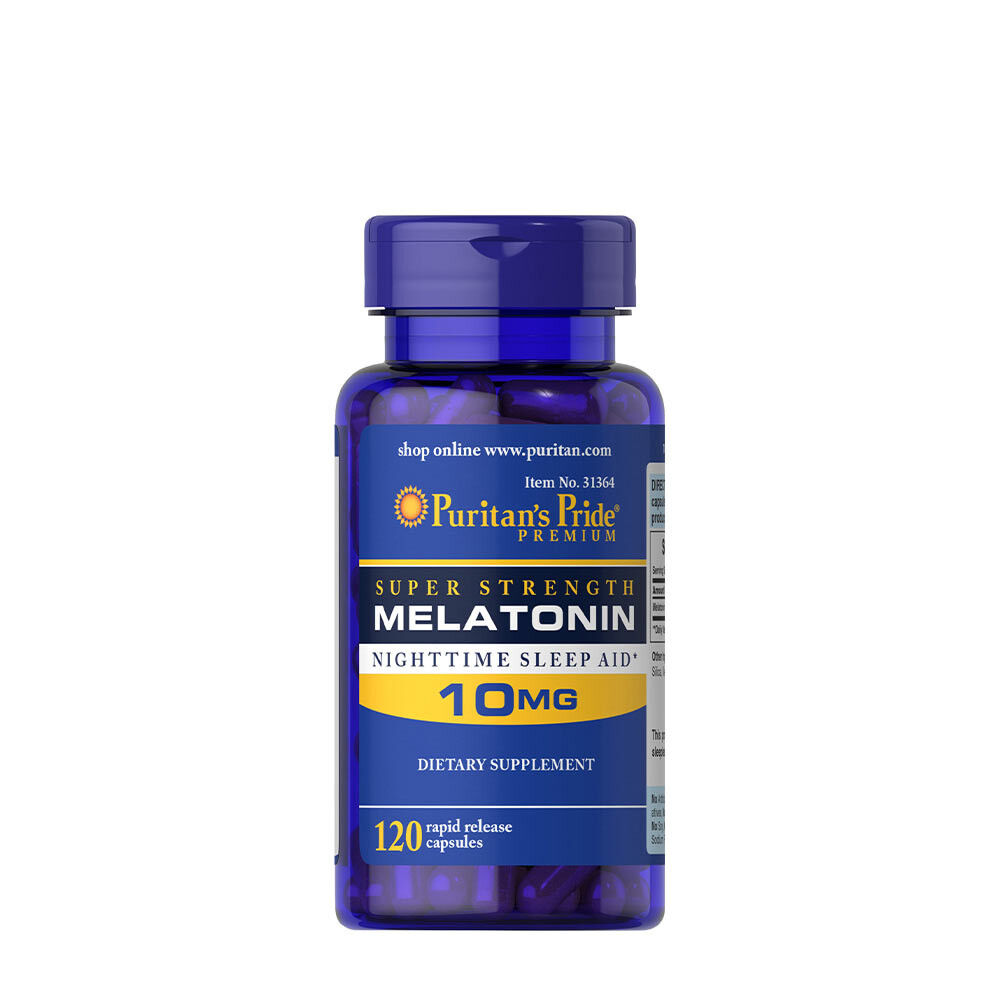 Puritan's Pride Melatonine 10 mg (120 capsules) - Viking Supplements
