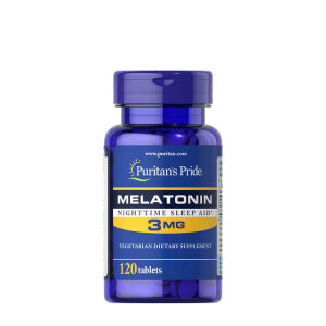 Puritans Pride Melatonine 3 mg (120 tabletten) - Viking Supplements