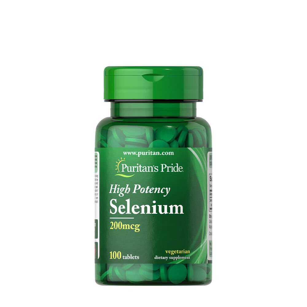 Puritan's Pride Selenium 200 mcg (100 tabletten) - Viking Supplements