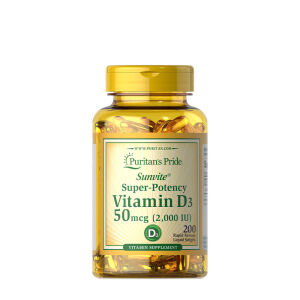 Puritans Pride Vitamine D3 2000 IE (200 softgels) - Viking Supplements