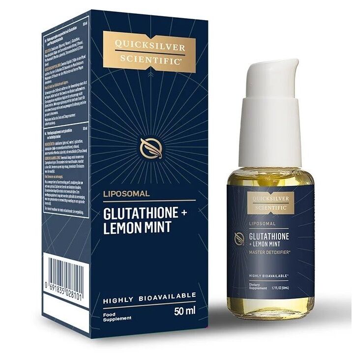 QUICKSILVER Liposomaal glutathion + citroen-munt EU (50 ml) - Viking Supplements