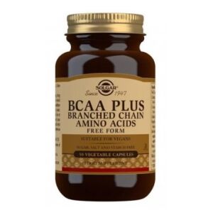 SOLGAR BCAA Plus Free Form (50 capsules) - Viking Supplements