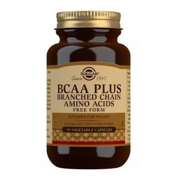 SOLGAR BCAA Plus Free Form (50 capsules) - Viking Supplements