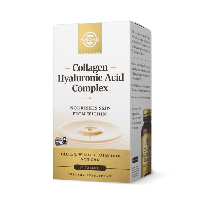 SOLGAR Collageen-hyaluronzuurcomplex (30 tabletten) - Viking Supplements