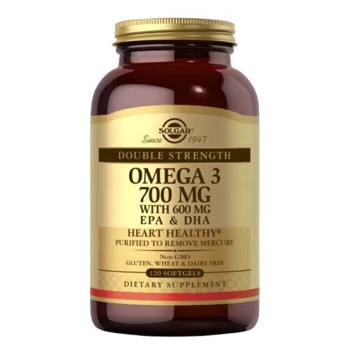 SOLGAR Omega-3 met dubbele sterkte (120 softgels) - Viking Supplements