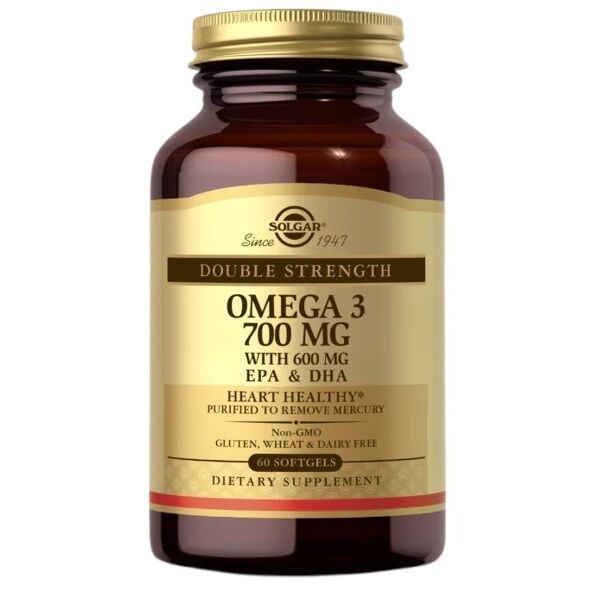 SOLGAR Omega-3 met dubbele sterkte (60 softgels) - Viking Supplements