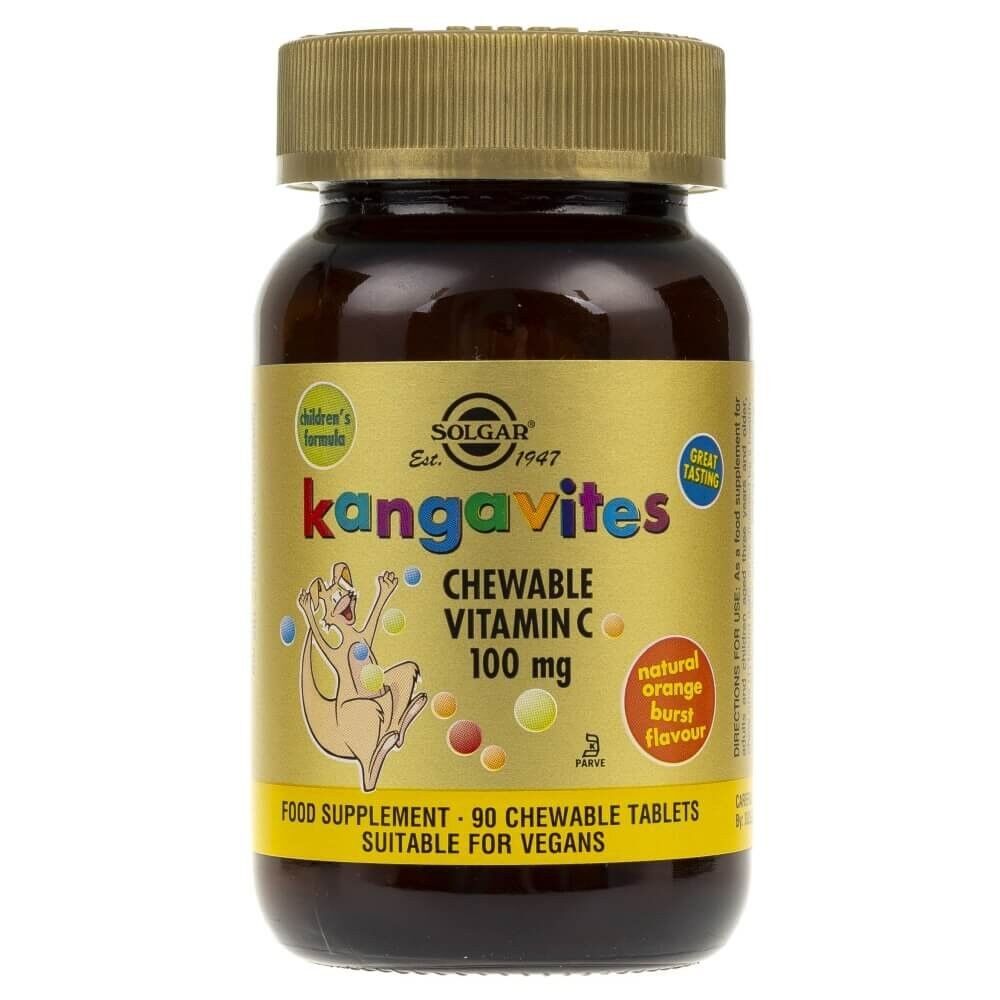 SOLGAR Kangavites kauwtabletten met vitamine C