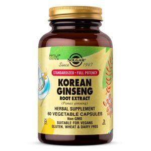 SOLGAR Koreaans ginsengwortelextract SFP (60 capsules) - Viking Supplements