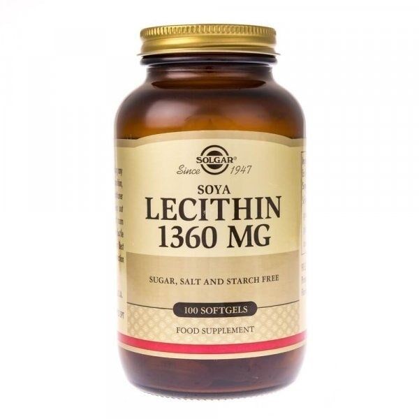 SOLGAR Sojalecithine (100 capsules) - Viking Supplements