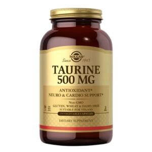 SOLGAR Taurine 500 mg (250 plantaardige capsules) - Viking Supplements