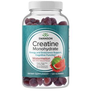 SWANSON Creatine Monohydraat Watermeloen (120 gelkapjes) - Viking Supplements