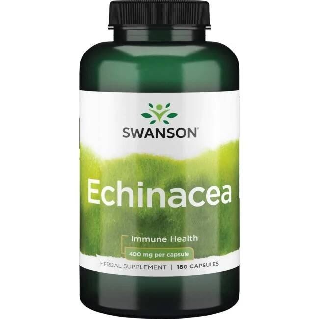 SWANSON Echinacea 400 mg 180 capsules - Viking Supplements