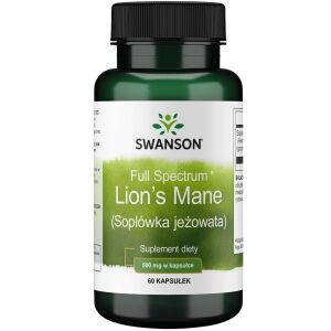 SWANSON FS Leeuwenmanen (soplówka je¿owata) 60 capsules - Viking Supplements