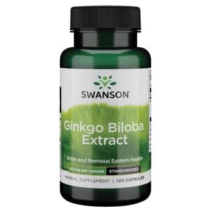 SWANSON Ginkgo Biloba-extract GinkgoSelect 60 mg 120k - Viking Supplements