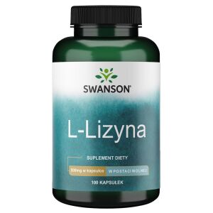 SWANSON L-Lysine 500 mg 100 capsules - Viking Supplements