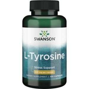 SWANSON L-tyrosine 500 mg 100 capsules - Viking Supplements