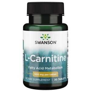 SWANSON L-carnitine 500 mg 30 tabletten - Viking Supplements