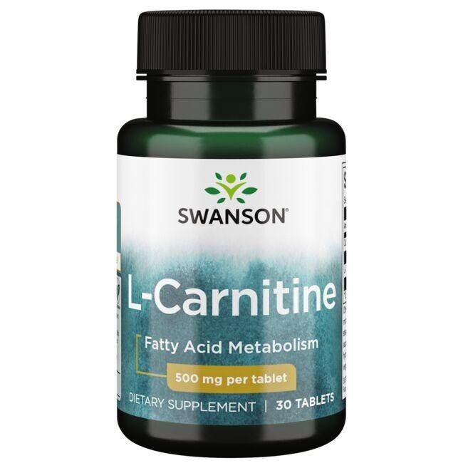 SWANSON L-carnitine 500 mg 30 tabletten - Viking Supplements