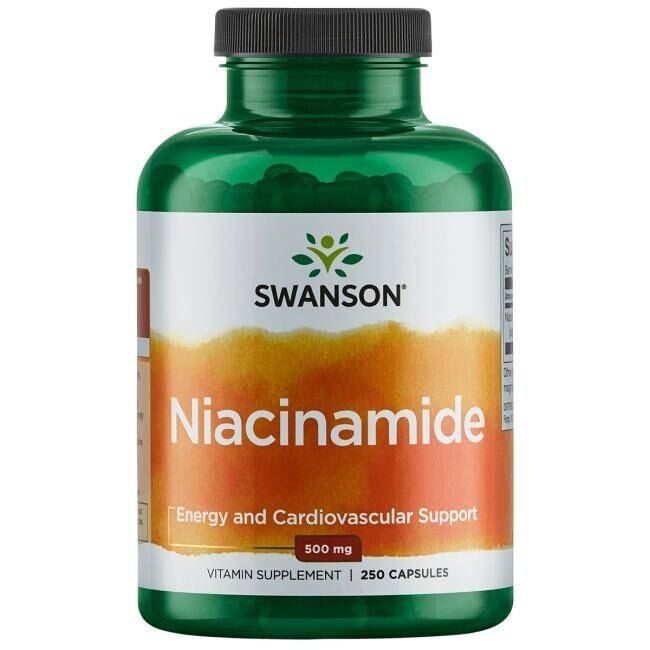 SWANSON Niacinamide 500 mg 250 capsules - Viking Supplements