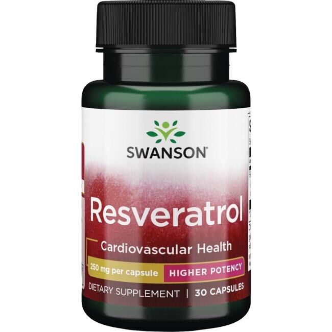 SWANSON Resveratrol 250 mg 30 capsules - Viking Supplements