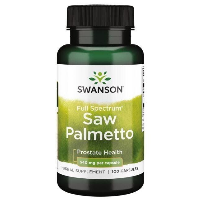 SWANSON Saw Palmetto 540 mg, 100 capsules - Viking Supplements