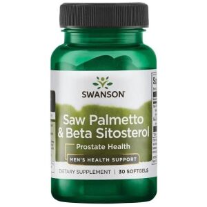 SWANSON Zaagpalm + bèta-sitosterol 30 vcaps - Viking Supplements
