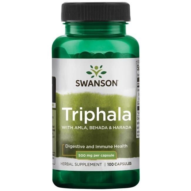 SWANSON Triphala 500 mg 100 capsules - Viking Supplements