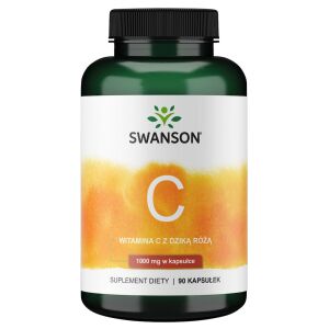 SWANSON Vitamine C 1000 + wilde roos 90 capsules - Viking Supplements
