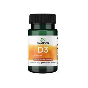SWANSON Vitamine D-3 4000 IE 90 capsules - Viking Supplements