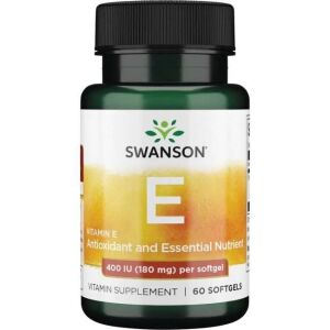 SWANSON Vitamine E 400 IE 60 capsules - Viking Supplements