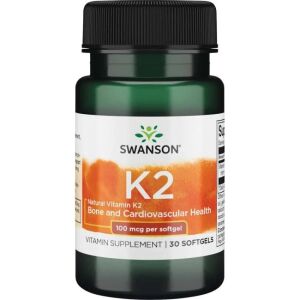 SWANSON Natuurlijke vitamine K2 100 mcg, 30 capsules - Viking Supplements
