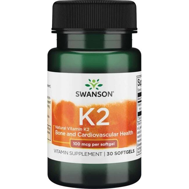 SWANSON Natuurlijke vitamine K2 100 mcg, 30 capsules - Viking Supplements