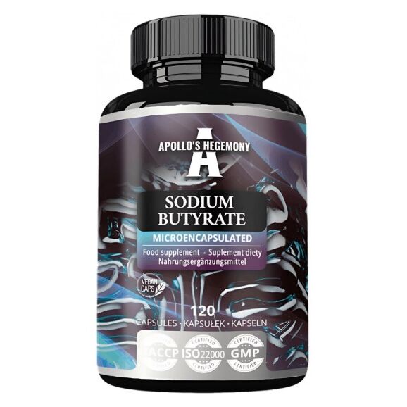 Micro-ingekapseld natriumbutyraat - 120 capsules - Viking Supplements