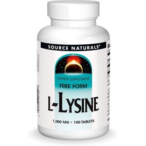 Source Naturals L-lysine 1000 mg, 100 tabletten - Viking Supplements