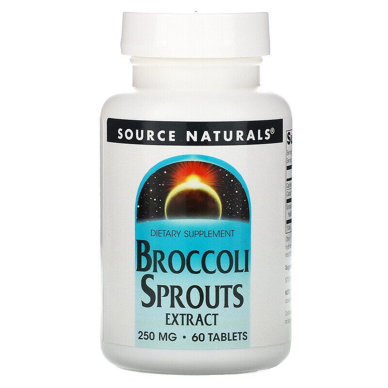 Source Naturals broccolispruitenextract 250 mg 60 tabletten - Viking Supplements