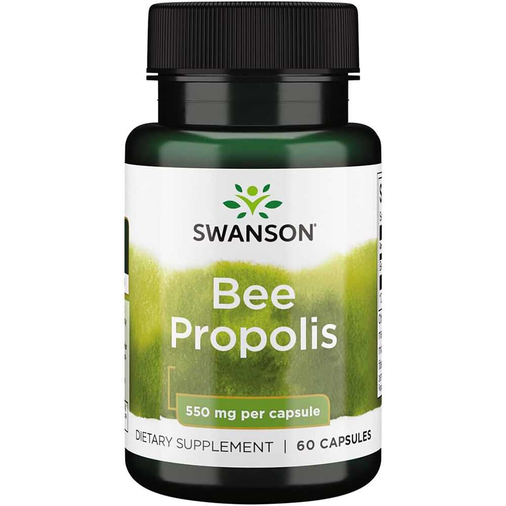 Swanson Bee Propolis 550mg 60 capsules - Viking Supplements