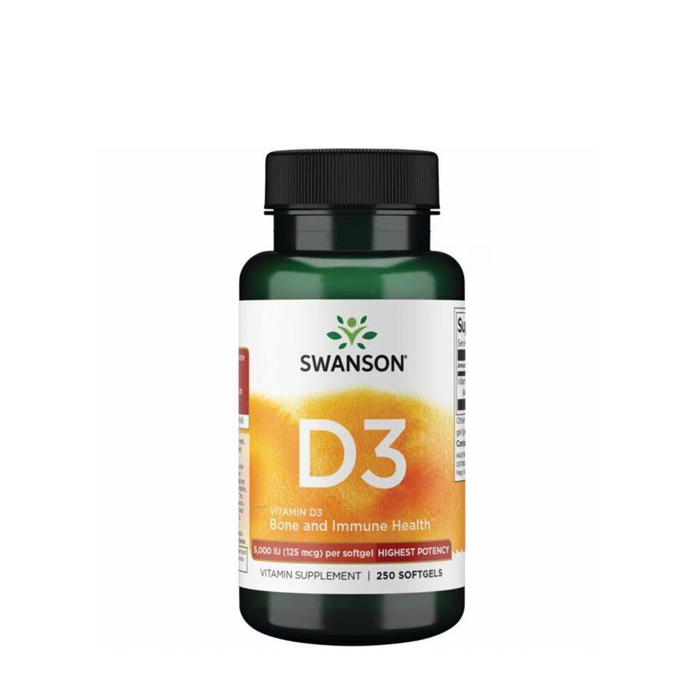 Swanson Vitamin D3 (250 Softgels) - Viking Supplements