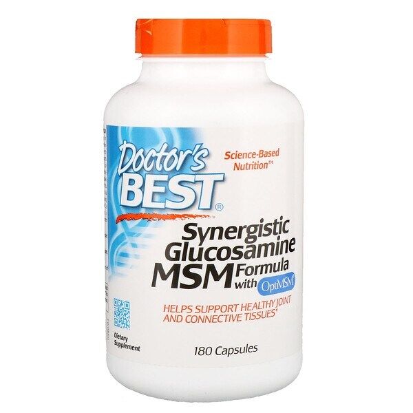 Synergetische glucosamine-MSM-formule met OptiMSM – 180 capsules – Viking Supplements