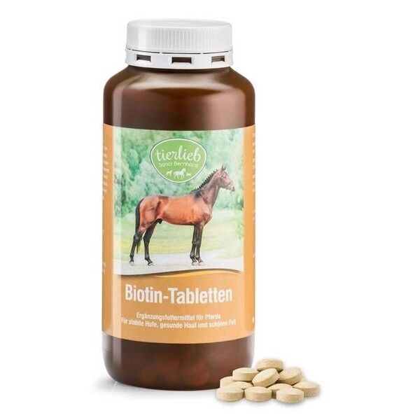 TIERLIEB Biotine voor paarden (500 tabletten) - Viking Supplements