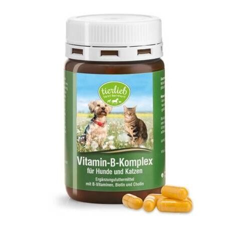 TIERLIEB Vitamine B-complex voor honden en katten (120 capsules) - Viking Supplements