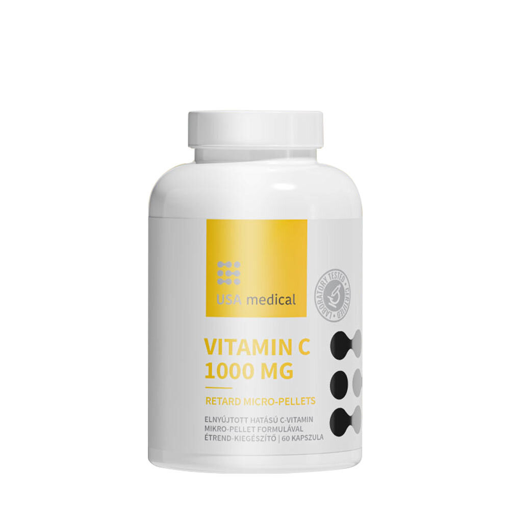 Medicinale vitamine C uit de VS, 1000 mg (60 capsules) - Viking Supplements