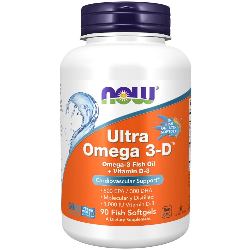 Ultra Omega 3-D met vitamine D-3 - 90 softgels - Viking Supplements