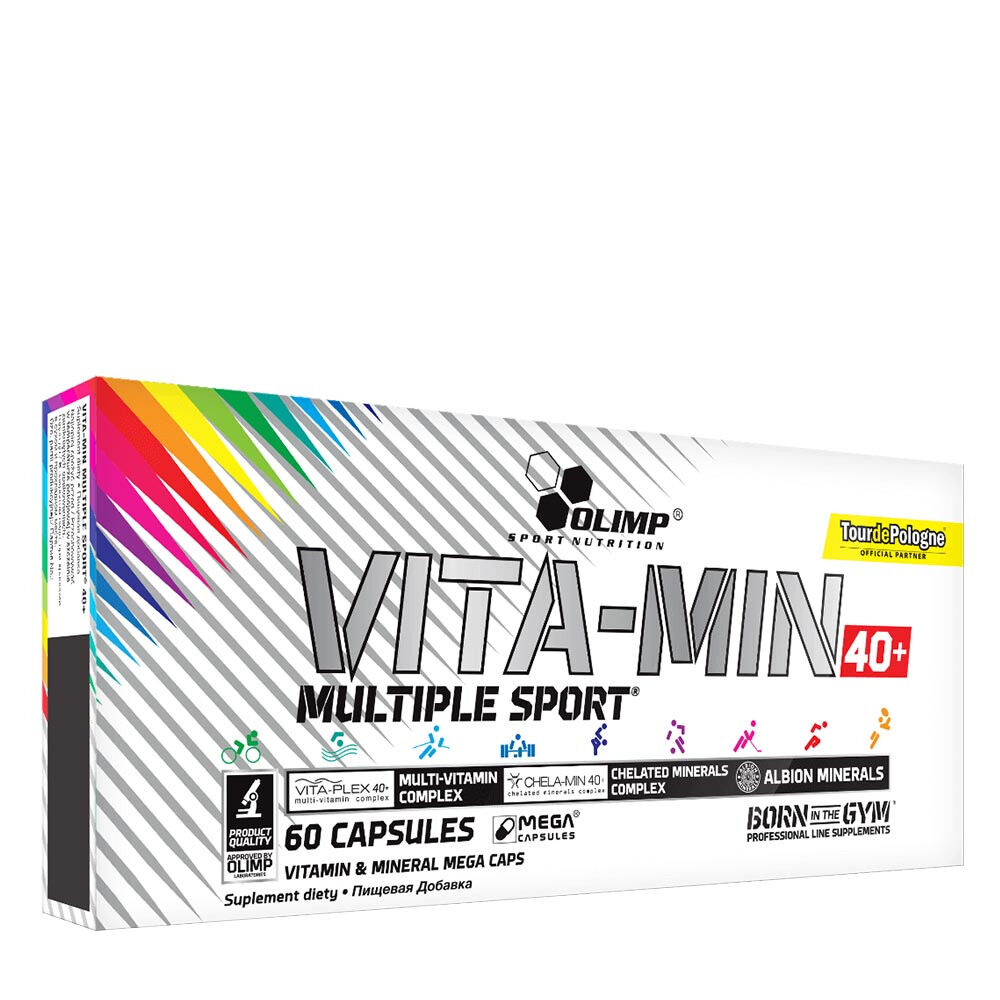 Vita-Min Multiple Sport 40+ - 60 capsules - Viking Supplements