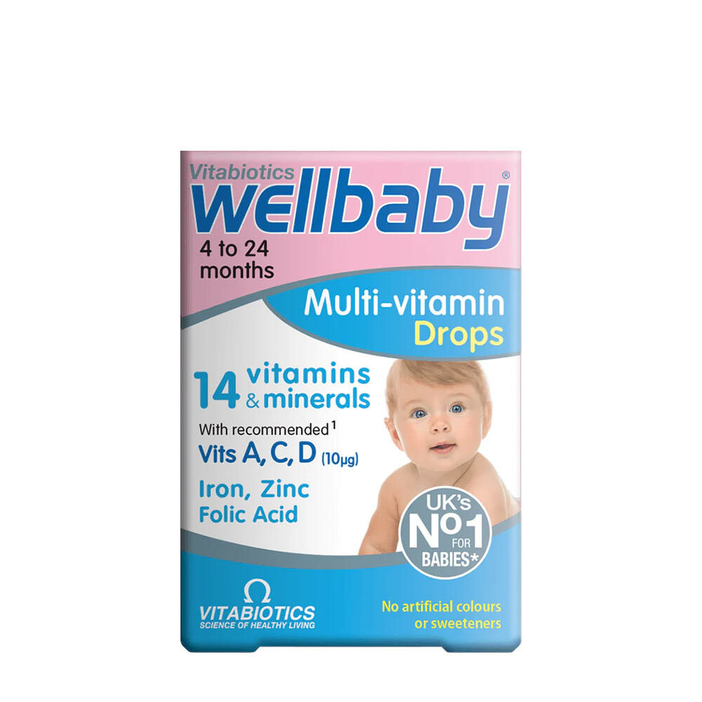 Vitabiotics Wellbaby Multivitamine-druppels (30 ml) - Viking Supplements