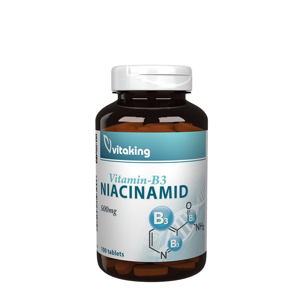 Vitaking B3 Niacinamide 500 mg (100 tabletten) - Viking Supplements