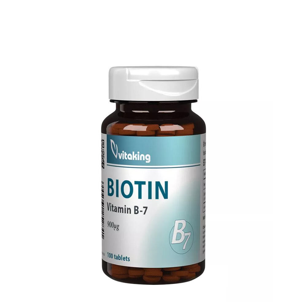 Vitaking B7 Biotine 900 mcg (100 tabletten) - Viking Supplements