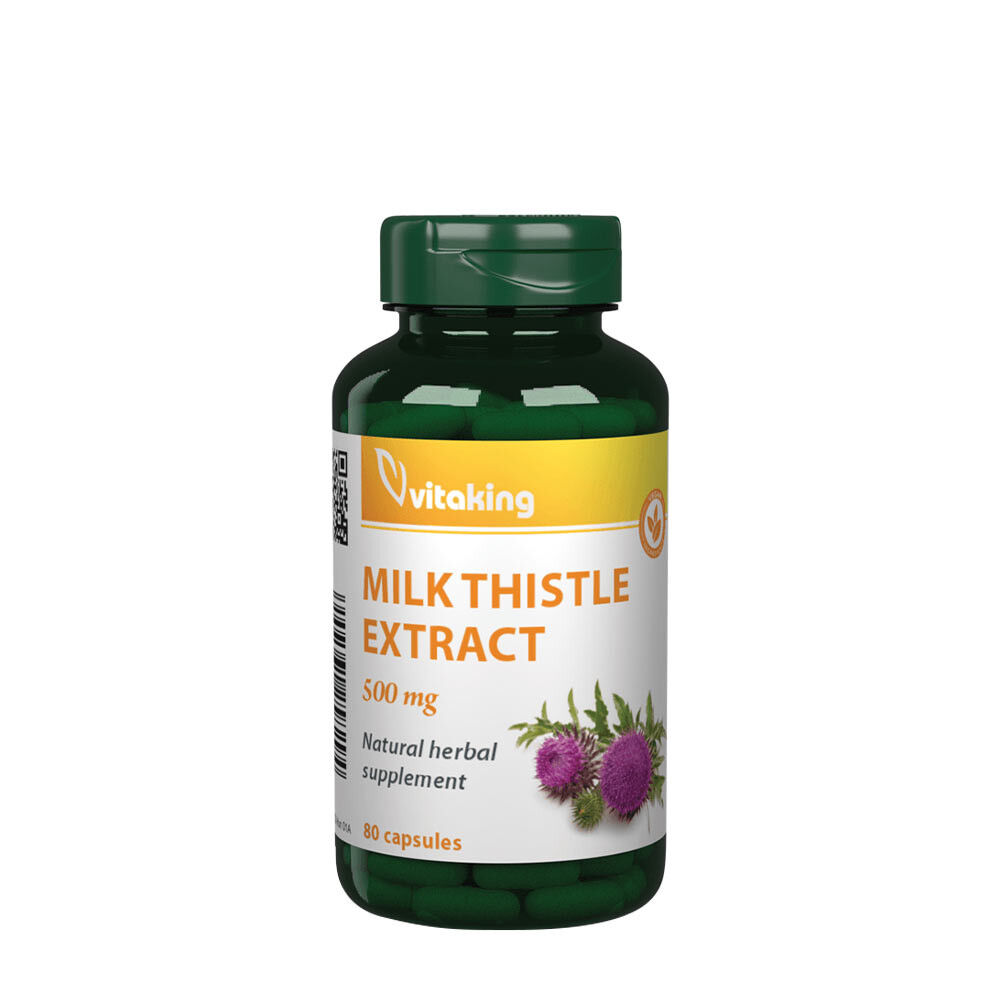 Vitaking Mariadistel-extract 500 mg (80 capsules) - Viking Supplements