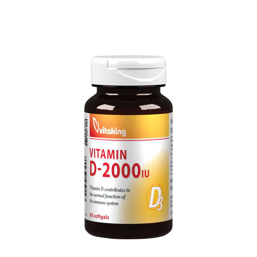 Vitaking Vitamine D-2000 (90 softgels) - Viking Supplements