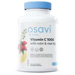 Vitamine C1000 met rutine en rozenbottel - 120 veganistische capsules - Viking Supplements